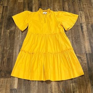 Sea tiered mini dress